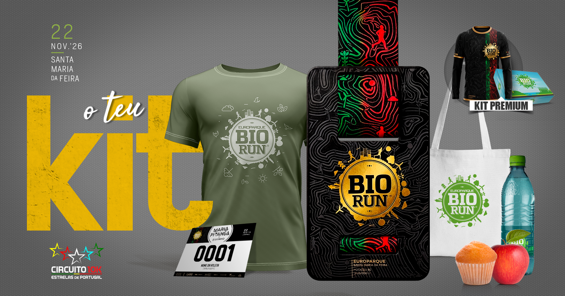 Kit de Participção - Europarque BIO RUN 2026
